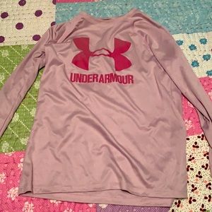 Girls under armour silk heatgear shirt.